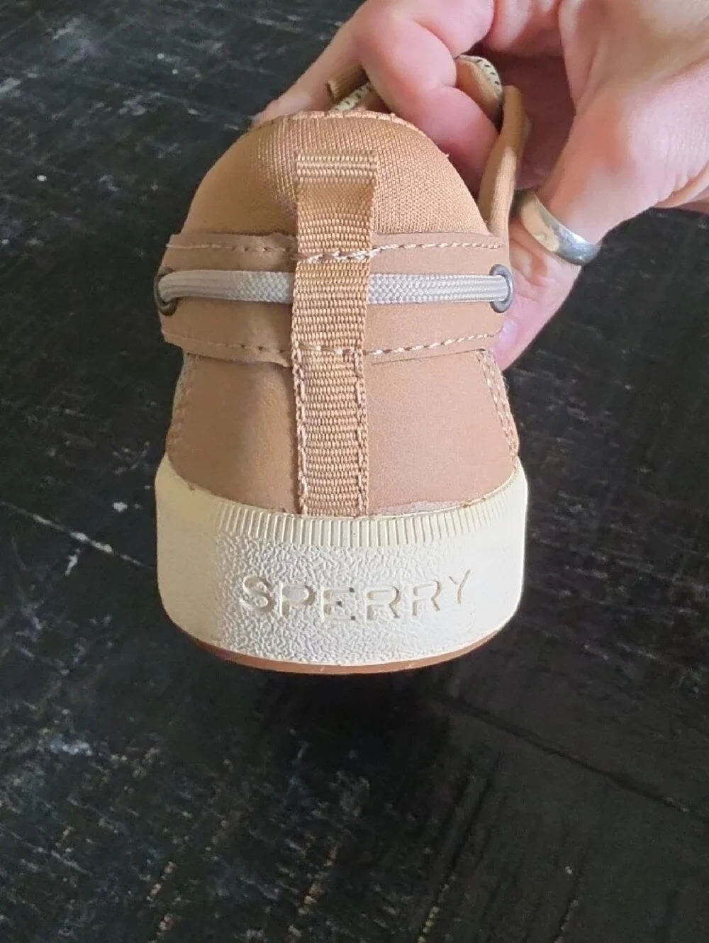 Classic Tan Kids' Sperry Dress Boat Shoes